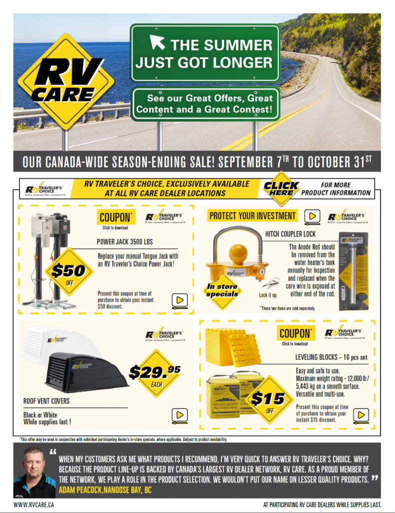 RV CARE SEPT 2019 PG 1